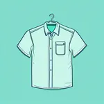 light teal shirt image